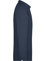 JN 22 Piqué polo s dlouhým rukávem z těžké bavlny model 22514873 navy - Daiber JN 22 Piqué polo s dlouhým rukávem z těžké bavlny model 22514873 navy - Daiber
