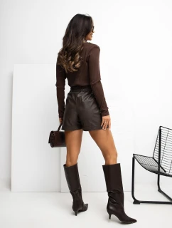 Blúzka RV BZ A1057.15P tmavohnedá