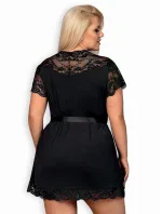 Elegantní župan 810 model 8212644 black XXL - Obsessive