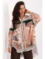 Košeľa s dlhým rukávom model 218395 Rue Paris