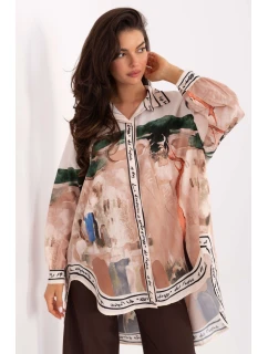 Košeľa s dlhým rukávom model 218395 Rue Paris