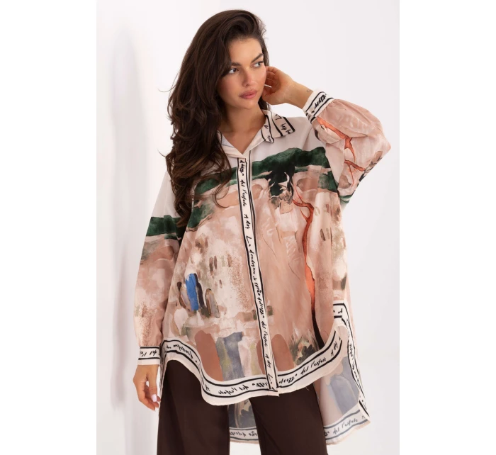 Košeľa s dlhým rukávom model 218395 Rue Paris