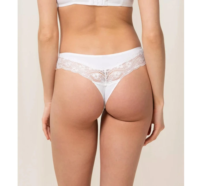 Dámske tangá Lovely Micro Brazilian String biela - TRIUMPH