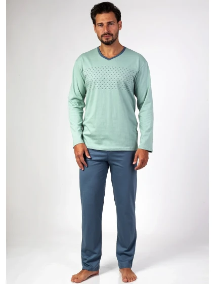 Pánské pyžamo model 20252008 dł/r 2XL3XL Z25 - Regina Pánské pyžamo model 20252008 dł/r 2XL3XL Z25 - Regina