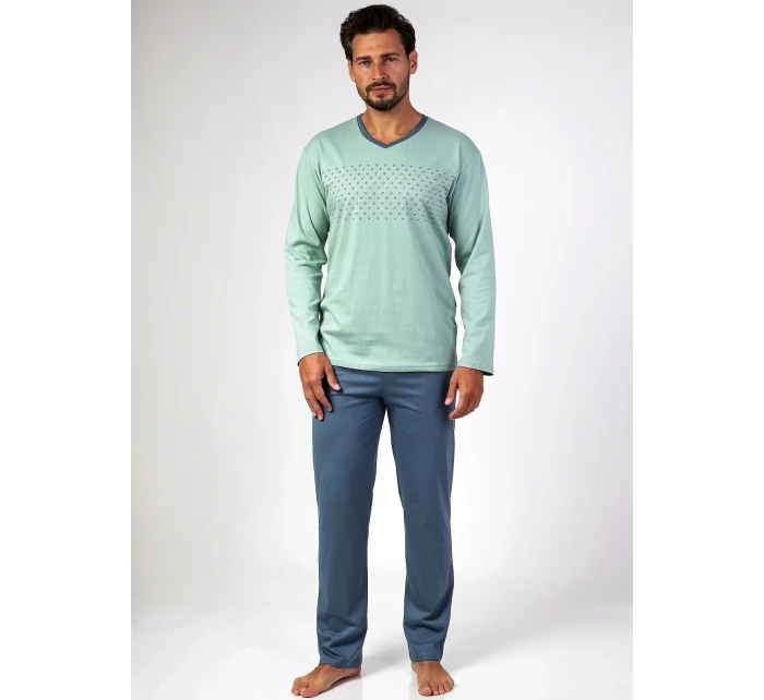 Pánské pyžamo model 20252008 dł/r 2XL3XL Z25 - Regina Pánské pyžamo model 20252008 dł/r 2XL3XL Z25 - Regina