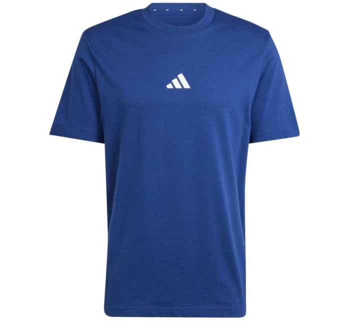 Pánské tričko Essentials Small Logo Single Jersey modré model 21417567 pánské - ADIDAS Pánské tričko Essentials Small Logo Single Jersey modré model 21417567 pánské - ADIDAS