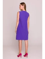 model 21154745 Šaty bez rukávů fialové - STYLOVE