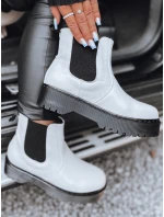 Dámské kozačky s podrážkou bílé Dstreet model 21981280 - FashionStreet Dámské kozačky s podrážkou bílé Dstreet model 21981280 - FashionStreet