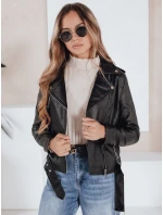 Dámska kožená bunda ramones black FashionStreet TY5200