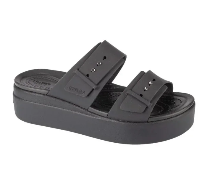 Dámske žabky Crocs Brooklyn Low Wedge Sandal W 207431-001 Dámske žabky Crocs Brooklyn Low Wedge Sandal W 207431-001