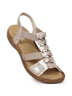 Dámske pohodlné sandále Rieker 62850-90 Dámske pohodlné sandále Rieker 62850-90