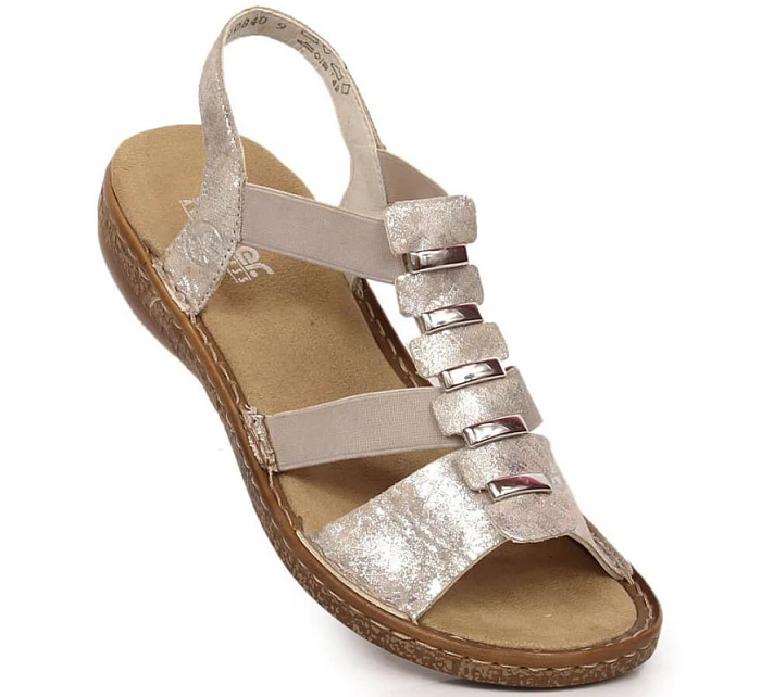 Dámske pohodlné sandále Rieker 62850-90 Dámske pohodlné sandále Rieker 62850-90