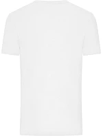 Pánské bio tričko s jemným žebrováním 02. white model 22446013 - Daiber