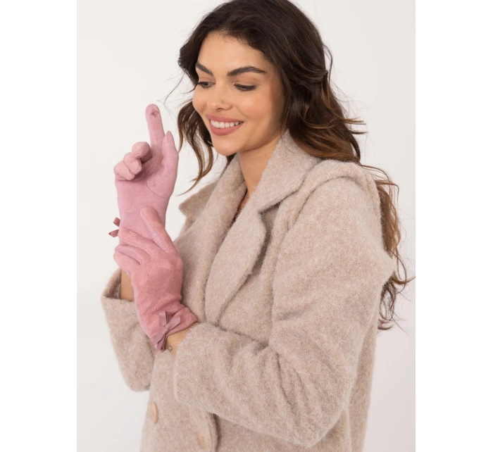 Rukavice AT RK model 20591976 světle růžové - FPrice