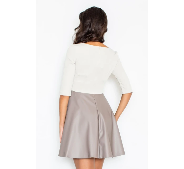 Šaty Rika M162 béžovej - Figl