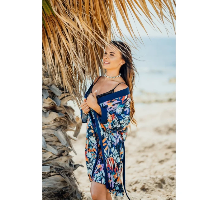 Župan model 18628489 Námořnicky modrý vzor - Eldar