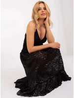 Dámské šaty model 22018572 černé - FPrice