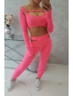 Súprava s blúzkou top ružová neónová Súprava s blúzkou top ružová neónová