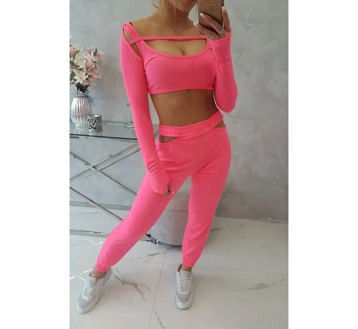 Súprava s blúzkou top ružová neónová Súprava s blúzkou top ružová neónová