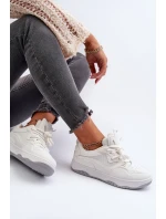 Dámské tenisky na platformě bílé model 21656960 - Boto Dámské tenisky na platformě bílé model 21656960 - Boto