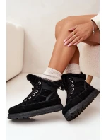 Dámské Zimní Boty Na Platformě S Kožíškem Big Star model 21705939 Černé - Big Star Shoes