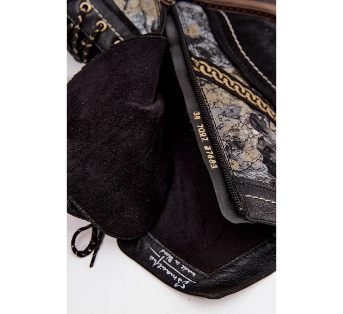 Dámské kotníkové boty z pravé kůže model 21714256 - Maciejka