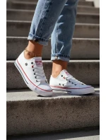 Big Star Damskie Białe Trampki T274022