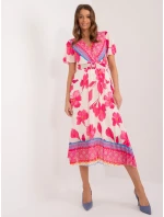 Šaty DHJ SK 11331 5.19 tmavoružová