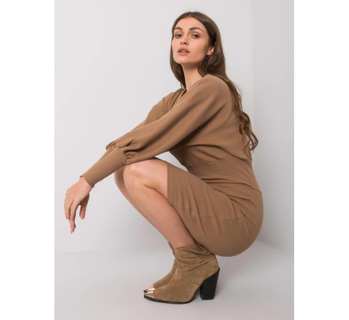 RV šaty SK 6079.65 svetlohnedé