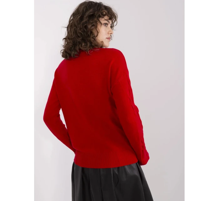 Dámský svetr AT SW model 21802009 Červená - FPrice