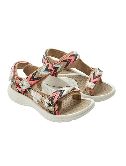 Lee Cooper Dámske sandále na suchý zips pre Letné plážové sandále Light Beige Women's