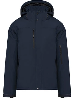K 650 Pánská 3vrstvá softshellová parka s kapucí model 22422484 navy - Kariban