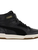 Pánske juniorské členkové topánky Rbd Game Wtr W 387604 02 Black and White - Puma