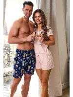 model 20942844 3XL5XL pánské pyžamové šortky - Cornette