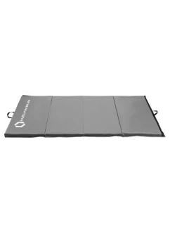 Sivá skladacia gymnastická podložka 2400x1200x50mm HMS MGS01