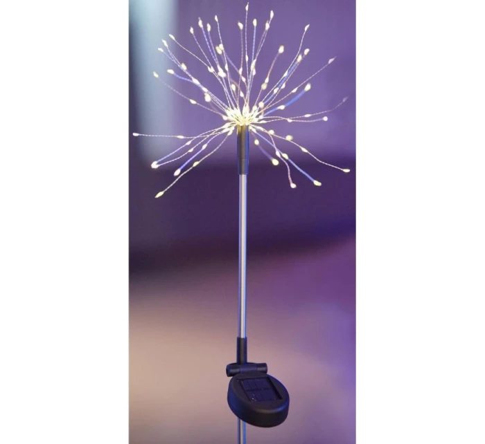 SOLÁRNE SVIETIDLO FÚKAČ STROM OHŇOSTROJ 80CM 90 LED