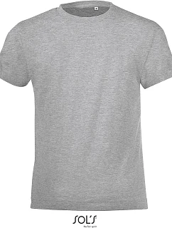 SOL'S Regent Fit Kids Dětské tričko model 22523292 grey melange