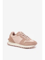 Dámské Kožené Tenisky Big Star model 21705814 HIPOLY SYSTEM Nude - Big Star Shoes