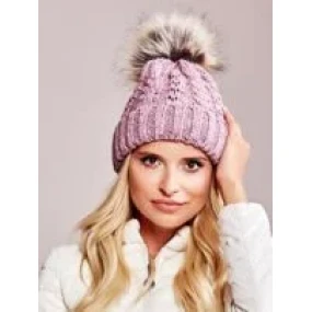 Dámska čiapka AT CZ 1716501 ružová