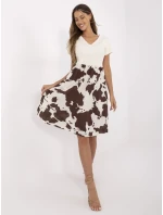 Sukienka DHJ SK model 21142004 jasny beżowy - FPrice