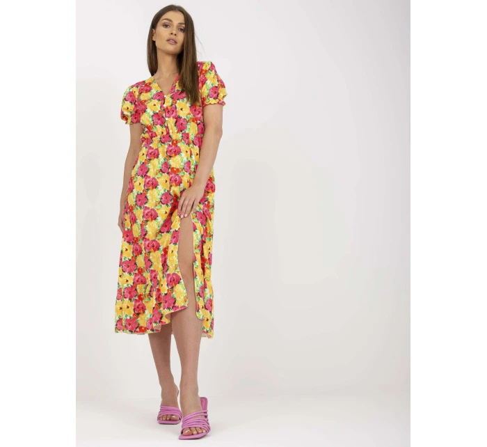 Šaty DHJ SK 7006 3.39 žltá