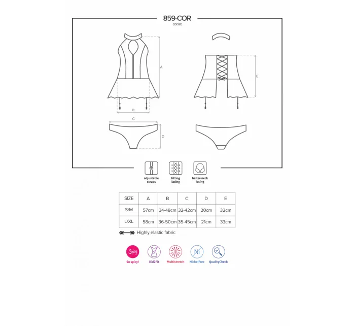 korzet   model 21111242 - Obsessive