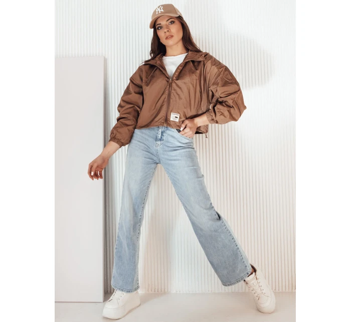 Dámská přechodná bunda hnědá Dstreet model 21974677 - FashionStreet