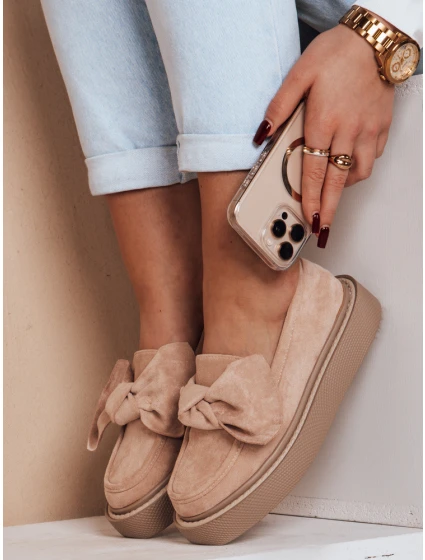 Dámské mokasíny na platformě pink Dstreet model 21983790 - FashionStreet