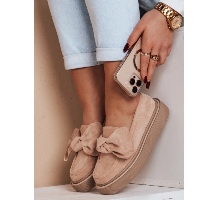 Dámské mokasíny na platformě pink Dstreet model 21983790 - FashionStreet