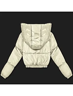 Krátka zimná bunda J Style v matnej farbe (5M3360-254) Krátka zimná bunda J Style v matnej farbe (5M3360-254)