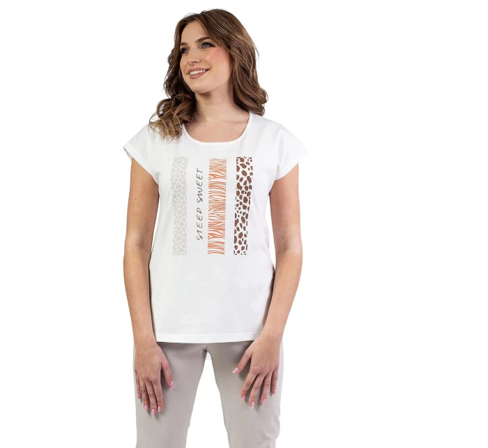 Dámské pyžamo model 21081347 beige - Regina