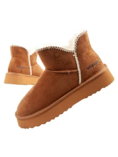 Wrangler Elsa Zimné členkové topánky zateplené pohodlné módne hnedé