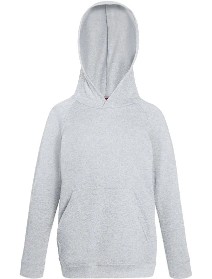Fruit of the Loom Kids Lightweight Hooded Sweat Detská mikina s kapucňou 16.2009 heather grey Fruit of the Loom Kids Lightweight Hooded Sweat Detská mikina s kapucňou 16.2009 heather grey