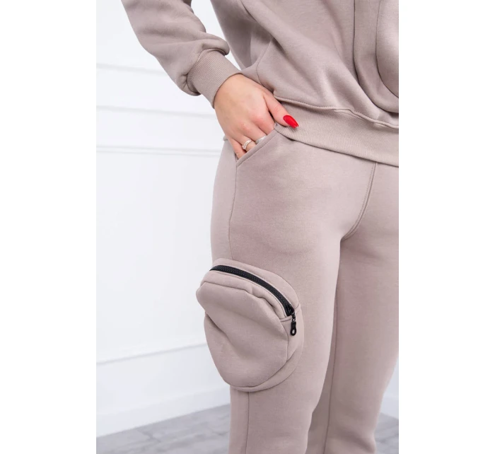 Izolačná sada s ozdobným vreckom béžová